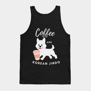 COFFEE AND KOREAN JINDO Tank Top